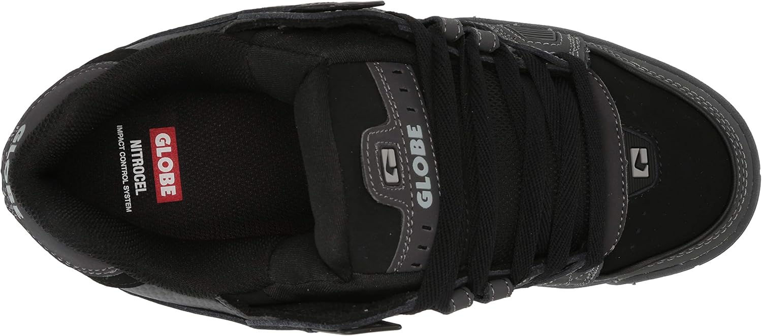 Globe Mens Fusion Skate Shoes 9.5 Dark Shadow/Black