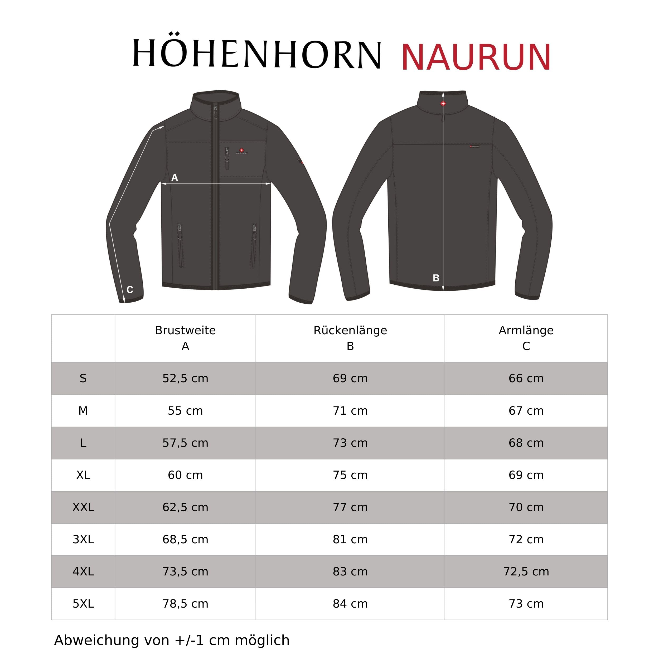 Höhenhorn Naurun Chaqueta de forro polar híbrida para hombre