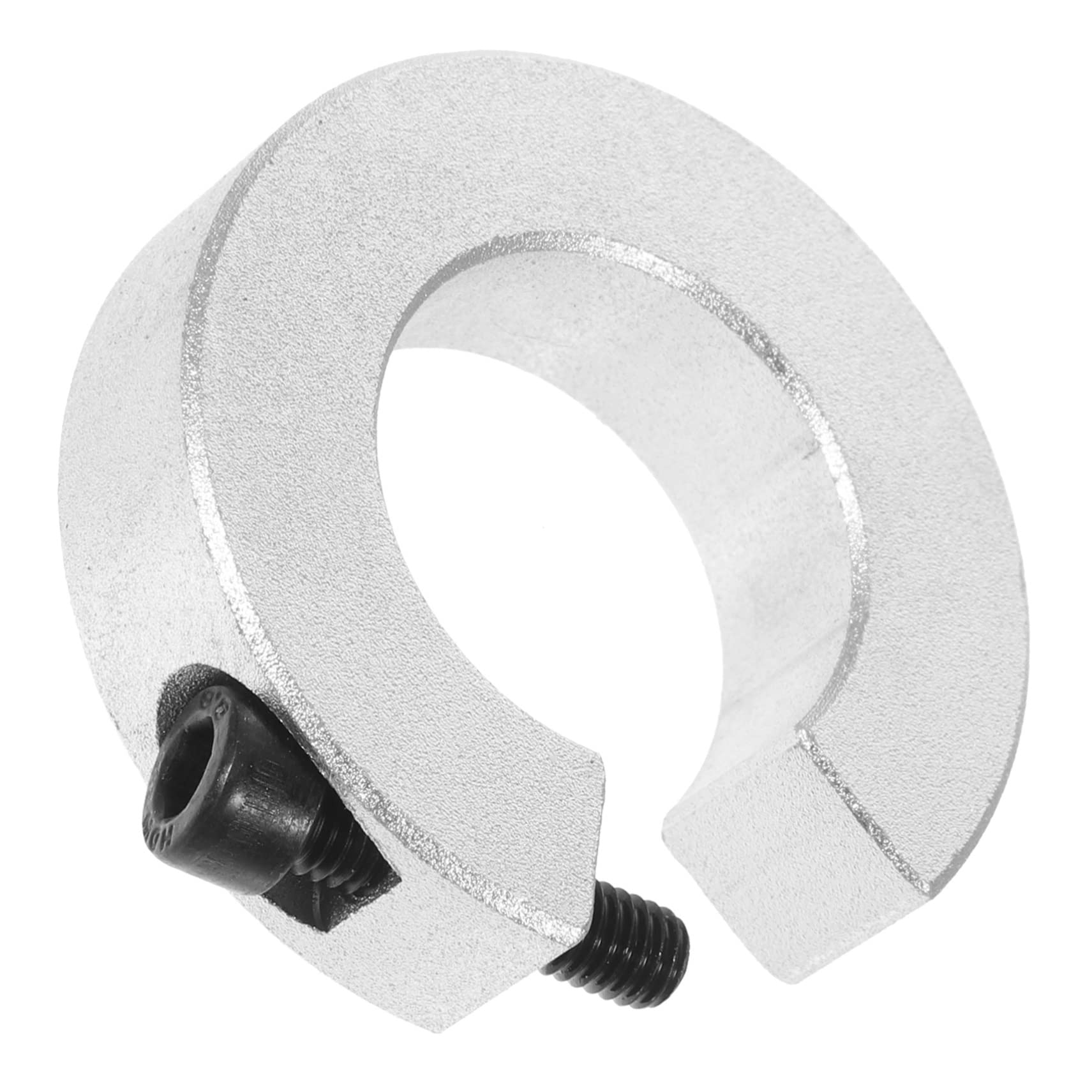 HONMEET Aluminum Alloy Stop Ring Clamping Collar for Linear Guide Rail Anti-Corrosive Shaft Positioning Ring for CNC Tool Applications Lightweight and Wear-Resistant Design