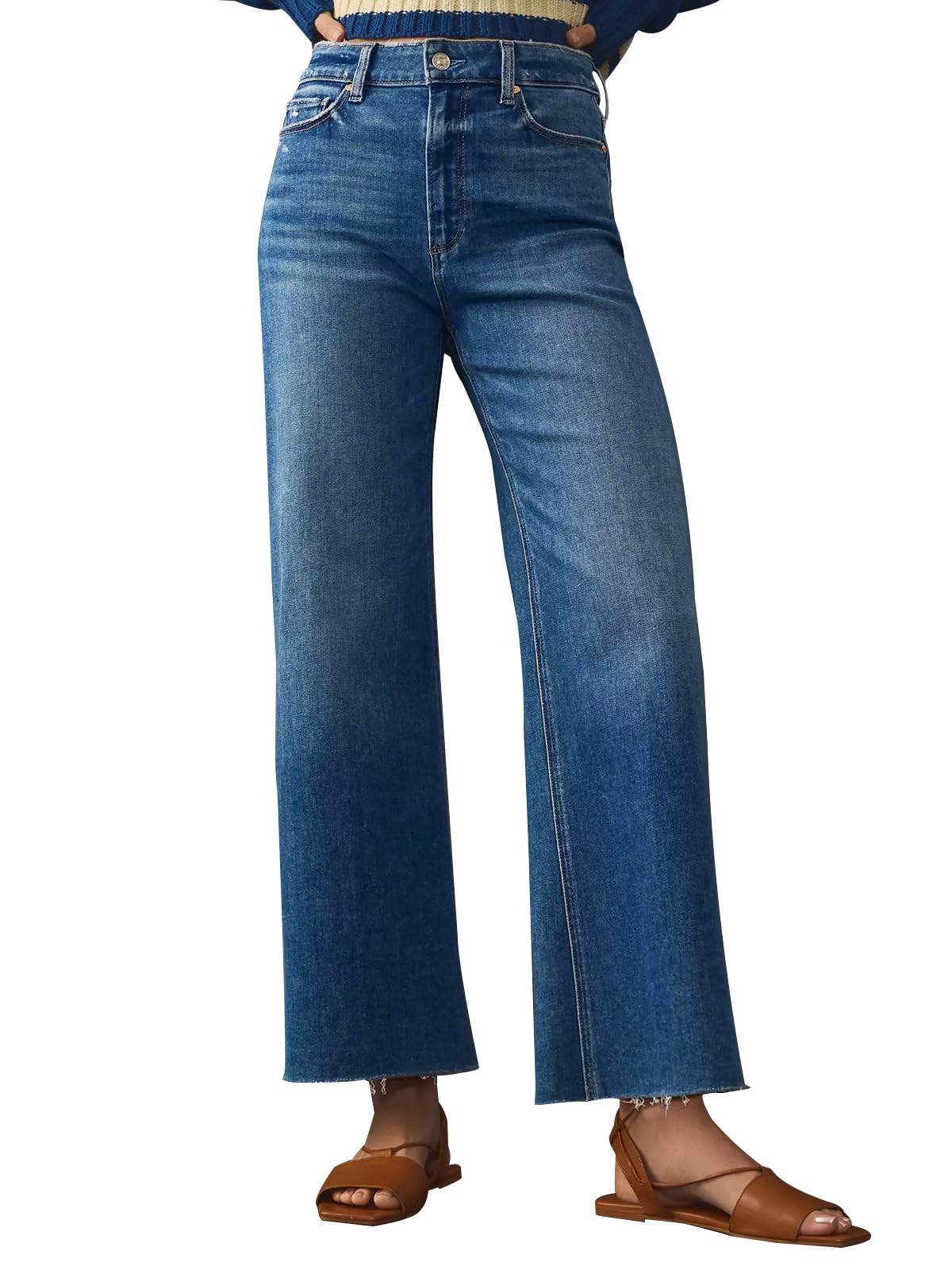 KUNMI Jeans for Women Wide Leg Baggy High Waist...