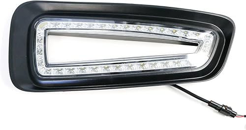 Miniatura 7 de iJDMTOY Luces de circulación diurna blancas de parachoques inferior compatibles con Ford Raptor SVT 10-14, ajuste directo en la apertura del