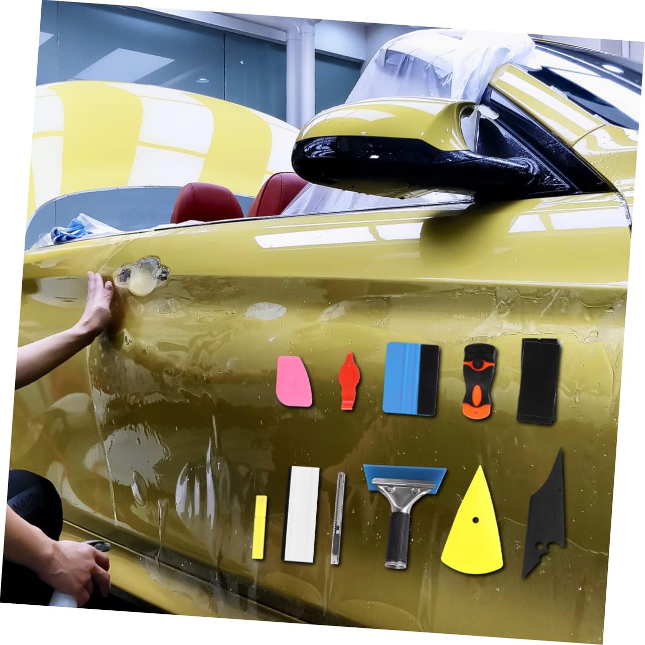 11pieces Car Tint Removal Kit Film Application Tool Set for Window Tint