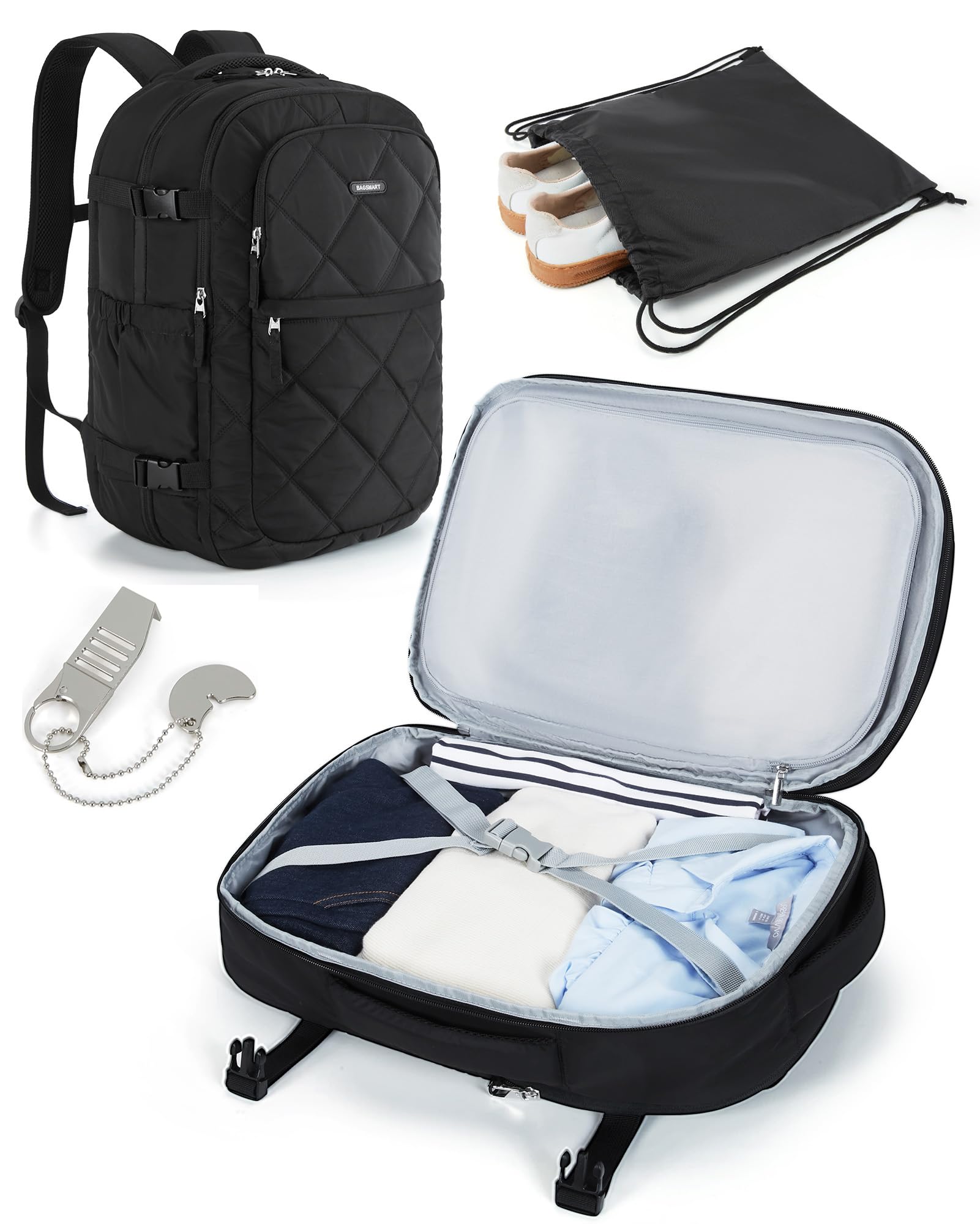 bagsmartAnti-Theft Women Travel Backpack