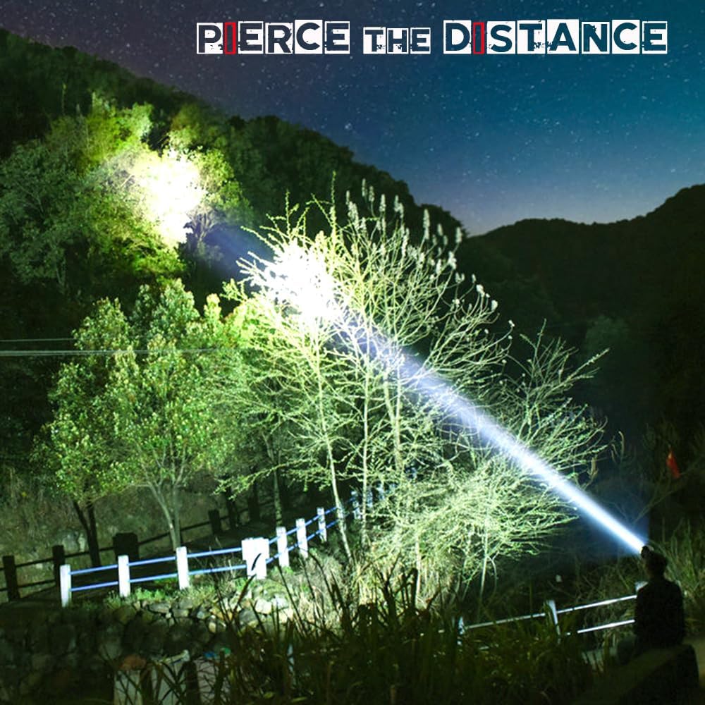 Super Bright Hunting Lamps, LED Rechargeble Head Lamp for Adults with High Power Multi-Function Battery Pack, Ideal for Camping, Fishing, Emergencies, and Search & Rescue - Image 6