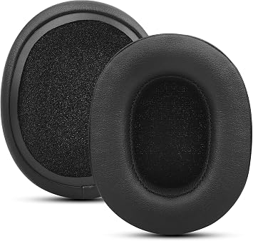 وسائد أذن استبدال Gvoears للكسارة اللاسلكية Skullcandy ، كسارة ANC / EVO ، Hesh ANC / EVO ، Hesh 3 Wireless ، مناسب أيضًا لسماعة الرأس اللاسلكية ANC Skullcandy Venue مع نسيج جلدي قابل للدواسة