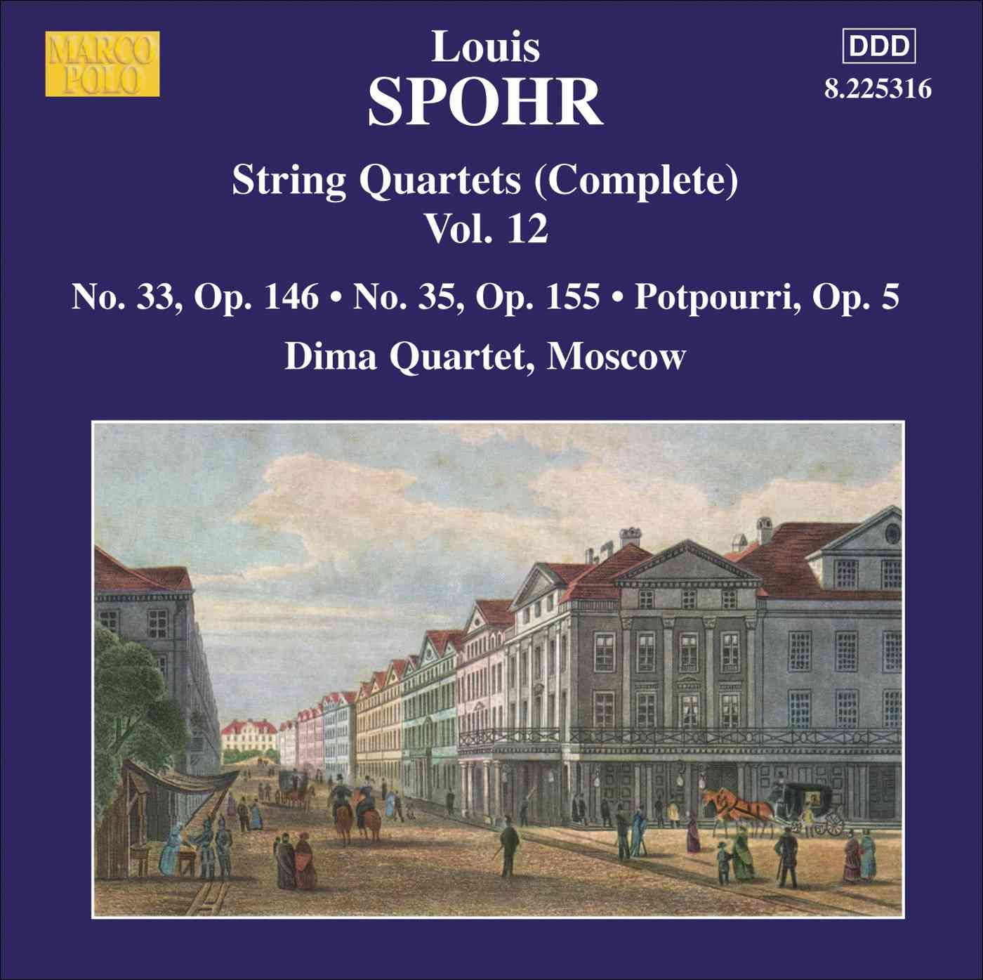 SPOHR String Quartets Nos. 33, 35, Potpourri