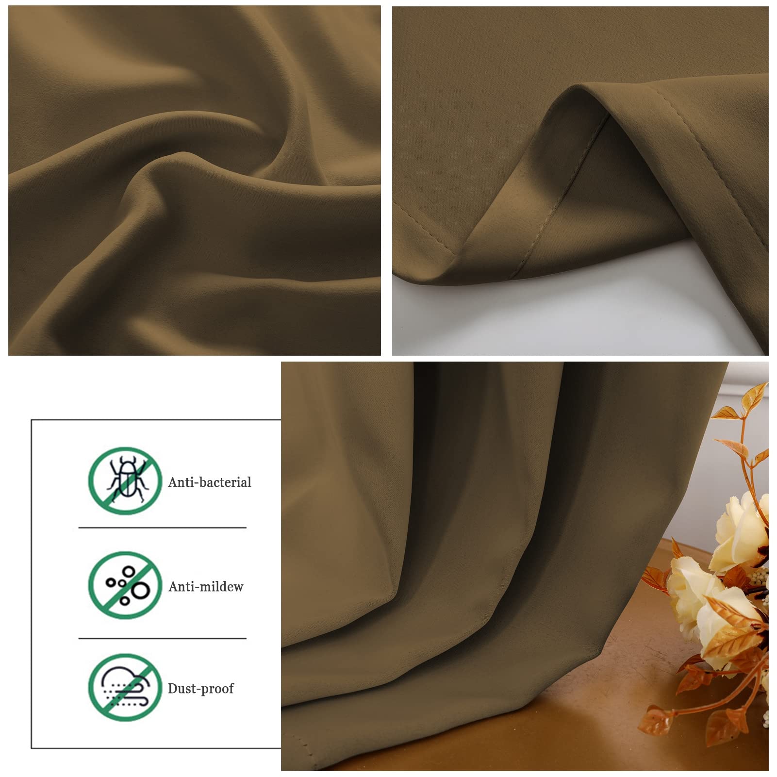 Tenda Oscurante Impermeabile Per Gazebo – Pannello Singolo 183x213 Cm Con Anelli, Ideale Per Esterni E Interni