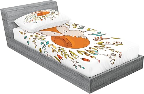 Miniatura 2 de Ambesonne Juego de sábanas y fundas de almohada multicolor
