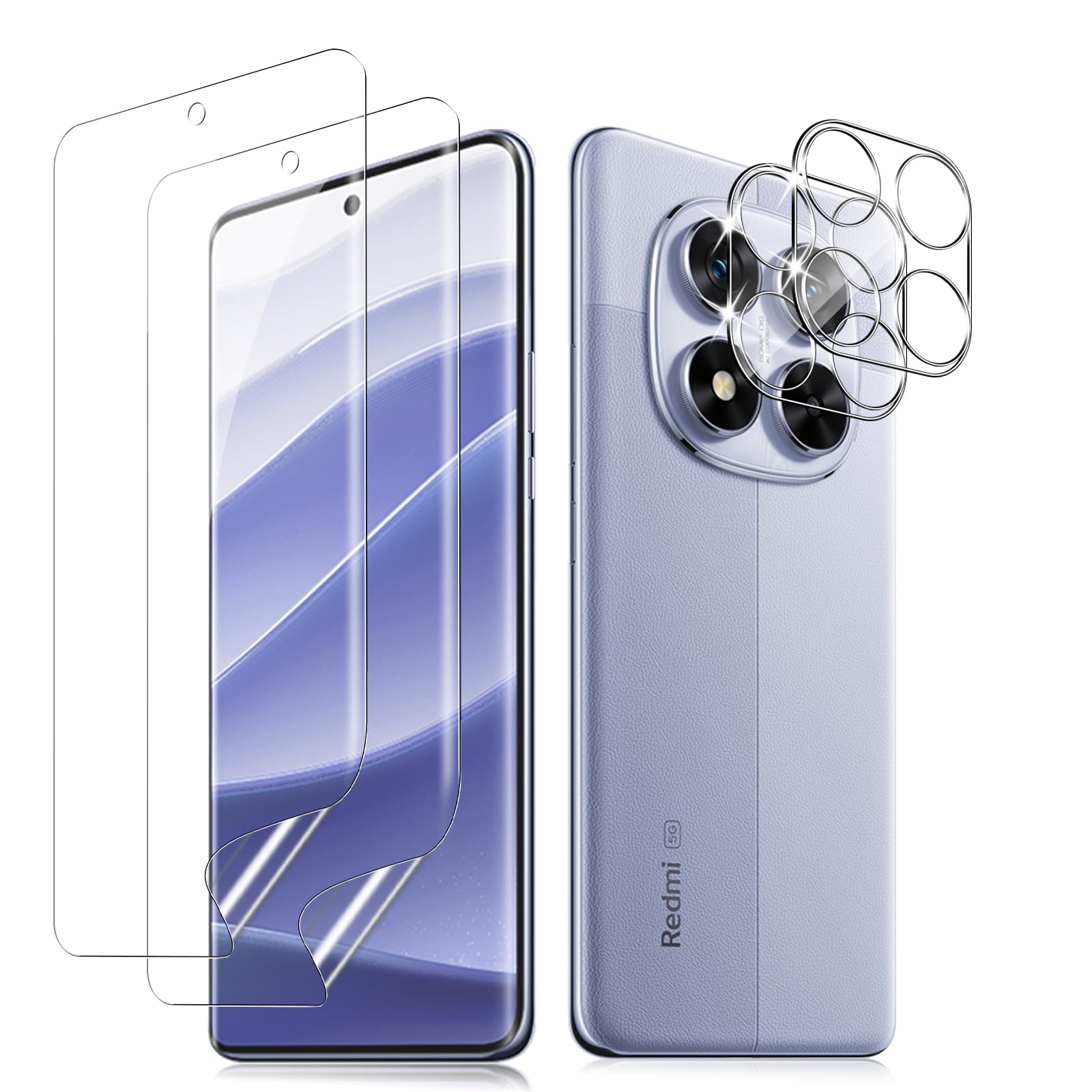 Nvskvd Pellicola Protettiva Idrogel Per Honor Magic 6 Pro, 3 Pezzi Pellicola Protettiva TPU Per Trasparente HD Morbida Display ID Impronte - Foto 7