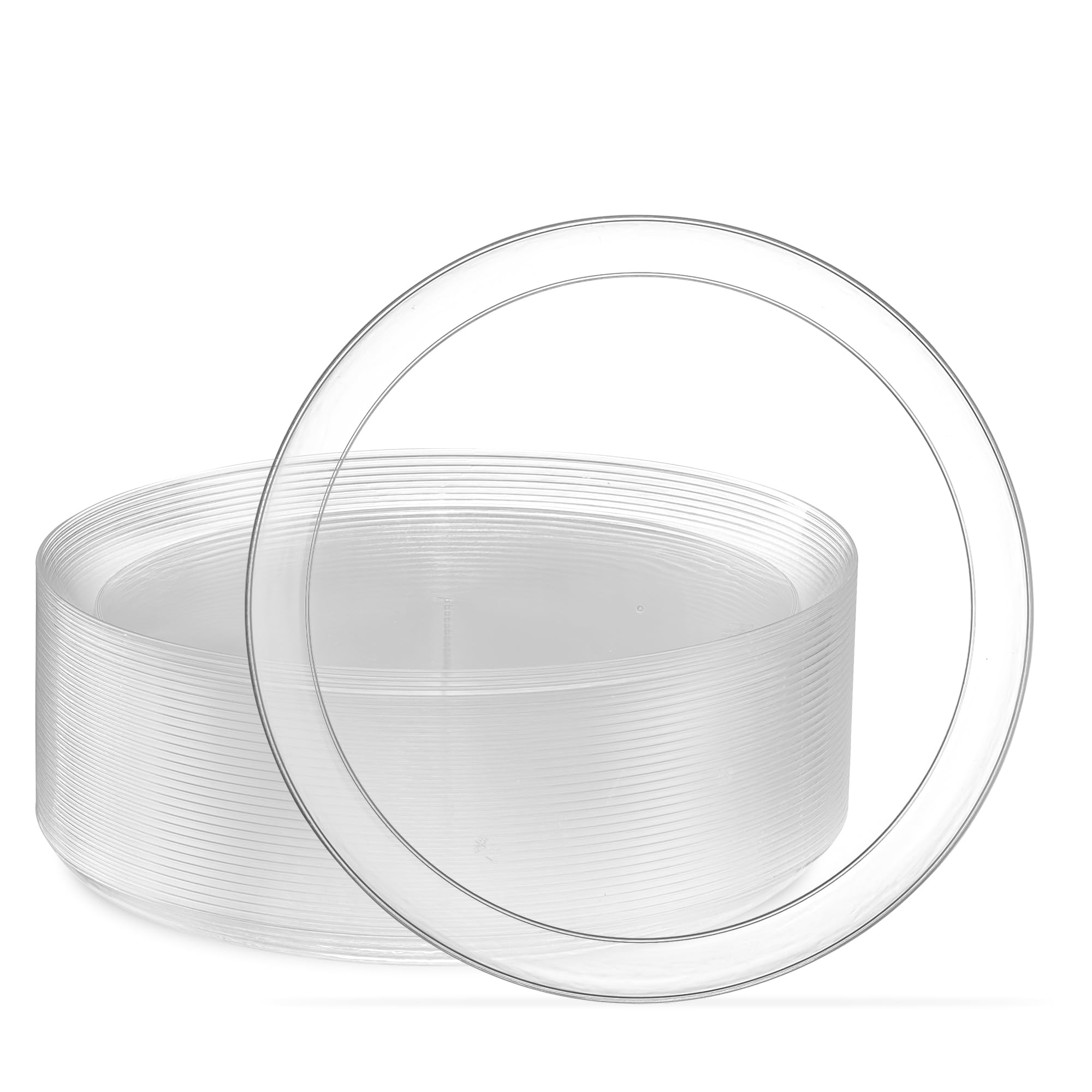 30 White Gold Rim Bowls - Party & Event Supplies -23