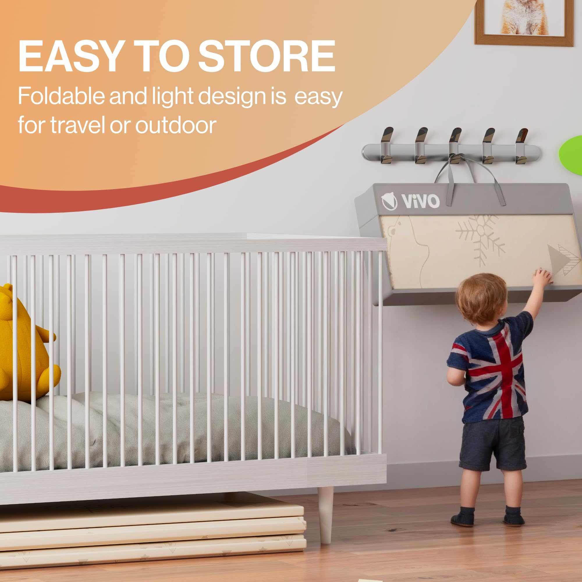Baby Play Mat, Large Reversible & Foldable Waterproof Foam Playmat 200x180cm, Double-Sided Non-Slip Toddler Floor Mat for Crawling, Tummy Time, Nursery, Portable Floor Mat, Farm — view 6