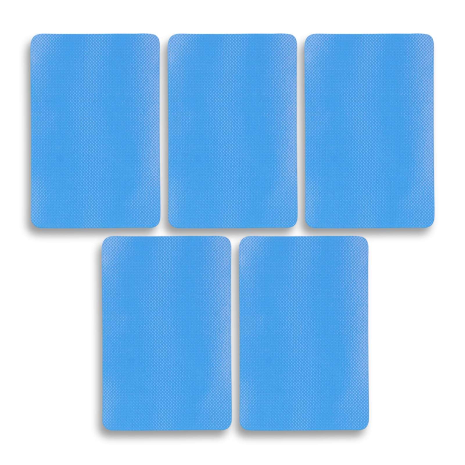 Parches de reparación de embarcaciones inflables, 5 pcs Kit de reparación de Parches de PVC a Prueba de Agua