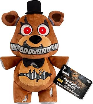 Funko Plush: Five Nights At Freddy's (FNAF) - Nightmare Freddy Fazbear - (CL 10) - Collectable Soft Toy - Birthday Gift Idea - Official Merchandise - Stuffed Plushie for Kids and Adults