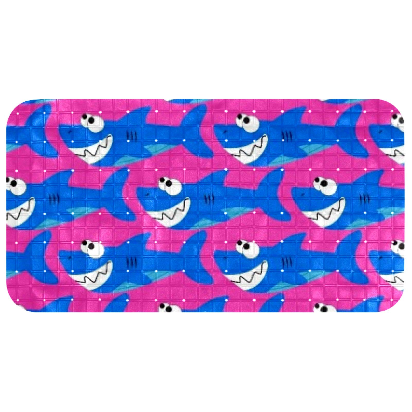 Tapis de bain rectangulaire bébé Bennigiry antidérapant 68x37cm