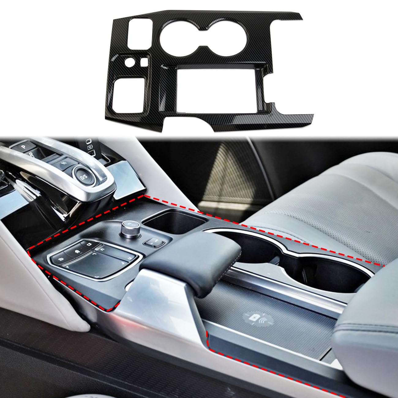 Amazon.com: crosselec Carbon Fiber Center Console Cup Holder