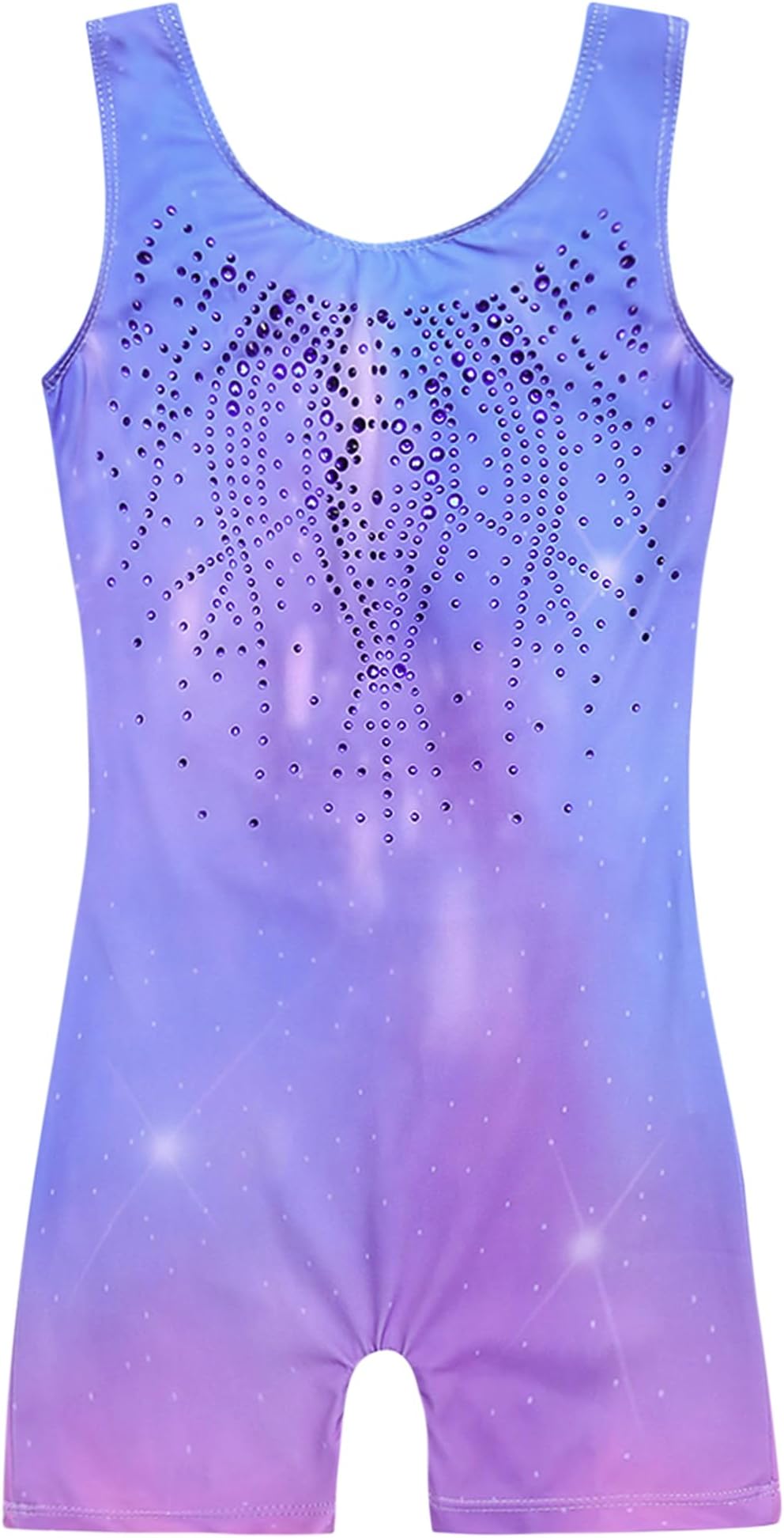 Zaclotre Kid Girls Gymnastic Leotard Sparkly Shiny Diamond Ballet Dance One Piece Outfit