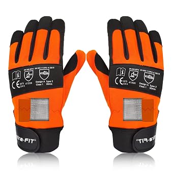 Chainsaw Gloves Latest Standard Both Hand Protection Class 1