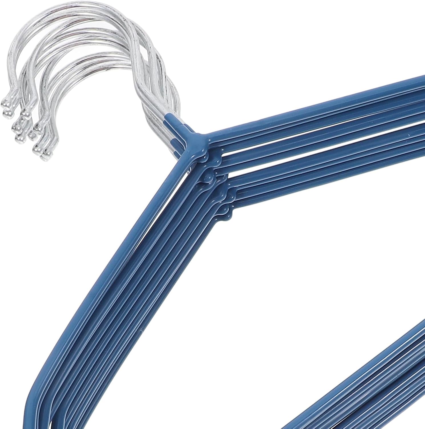 10 Pack Children's Clothes Hangers, Space Saving Small Iron PVC