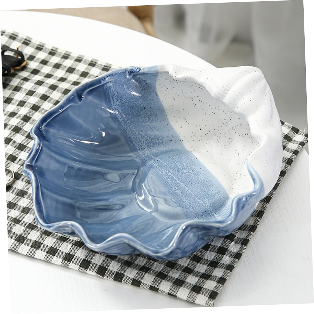 1 szt. Taca na biżuterię Uchwyt pierścieniowy na biżuterię Ceramiczne miski do maczania Ceramiczny uchwyt na przybory kuchenne Wystrój Małe naczynie na bibeloty Prezenty żeglarskie Uchwyt na biżuterię