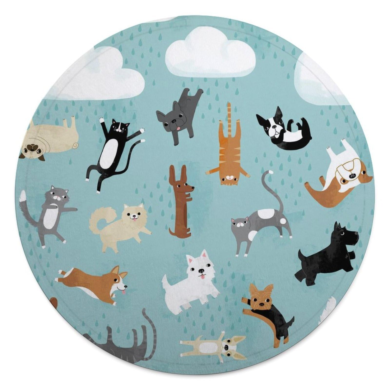 Couverture polaire chat et chien plaid flanelle pliable canapé lit