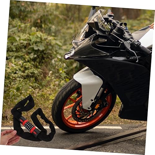 Miniatura 8 de GANAZONO Heavy Duty Bike Chain Lock Digit Combination and Keys Carbon Steel Anti-Theft Security for Bicycle Motorcycle Electric Bike Portable