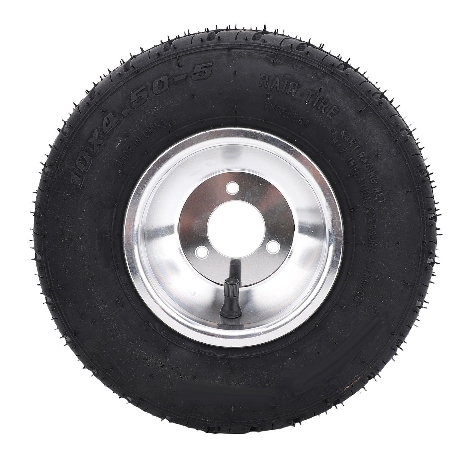 10x4.50-5 Frontrangrad Reifen 4PR Tubeless Anti-Punktionen-Vorderrad-Rand Reifen-Reifenbaugruppe für Drifttrike ATV UTV CART Mower