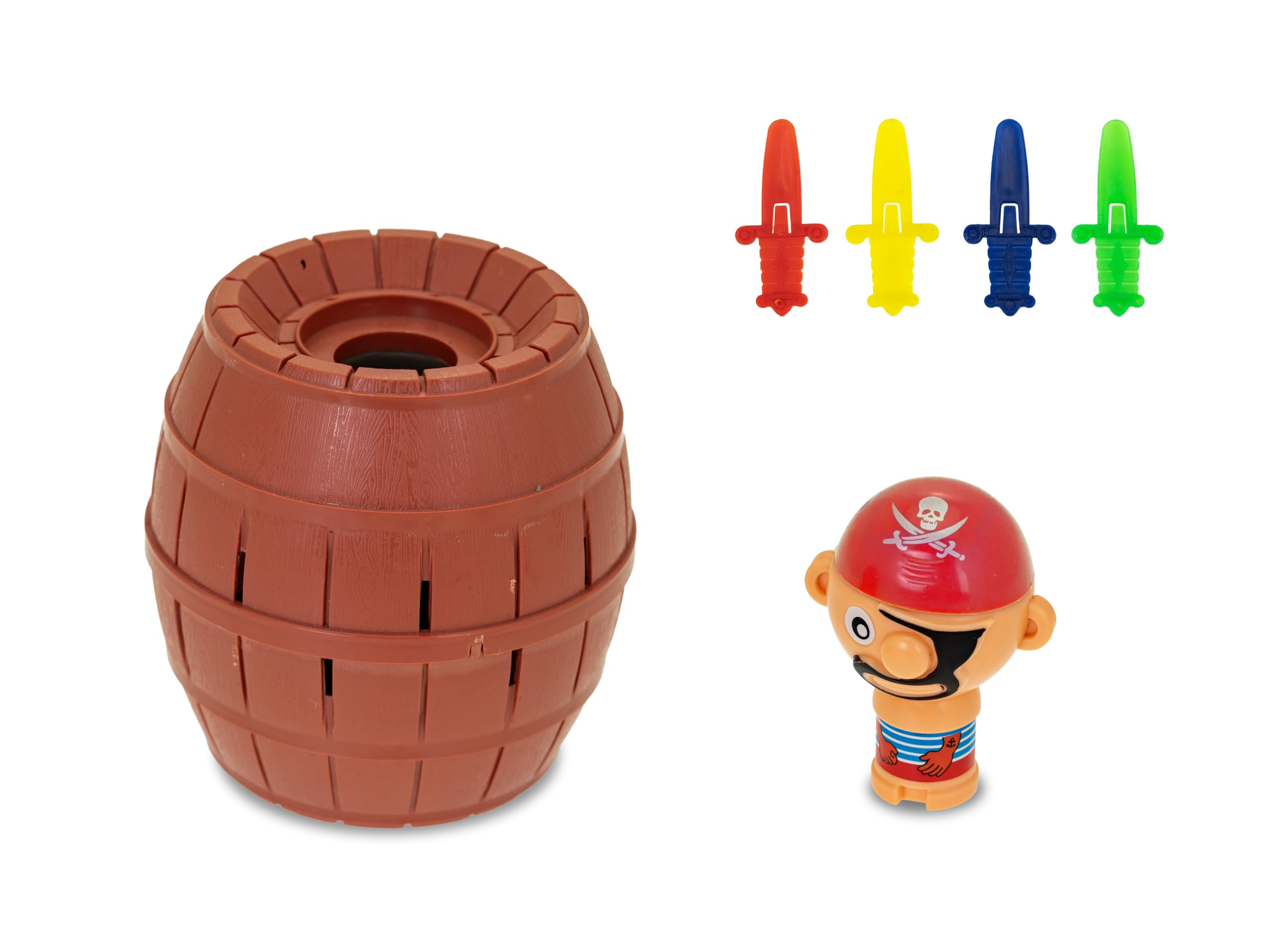 Carte A Scatto In Scatola Di Latta &ndash; Gioco Per Bambini E Adulti &ndash; Tema Pirati, Animali E Principesse &ndash; HTI Group