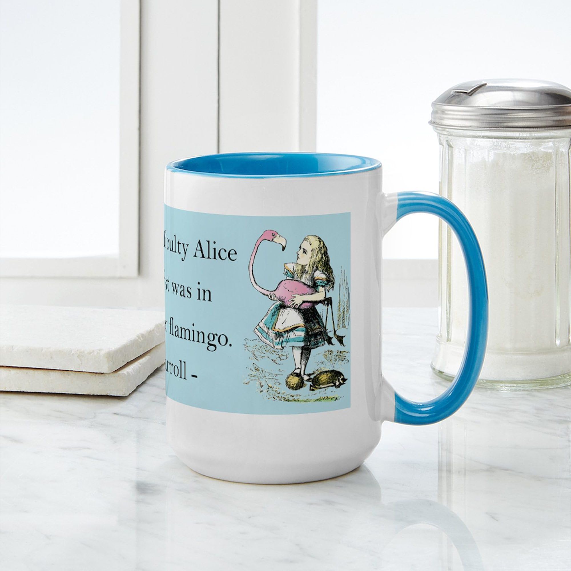 Amazon.com | CafePress Alice In Wonderland Large Mug 15 oz (444 ml) Ceramic  Coffee Mug: Coffee Cups & Mugs
