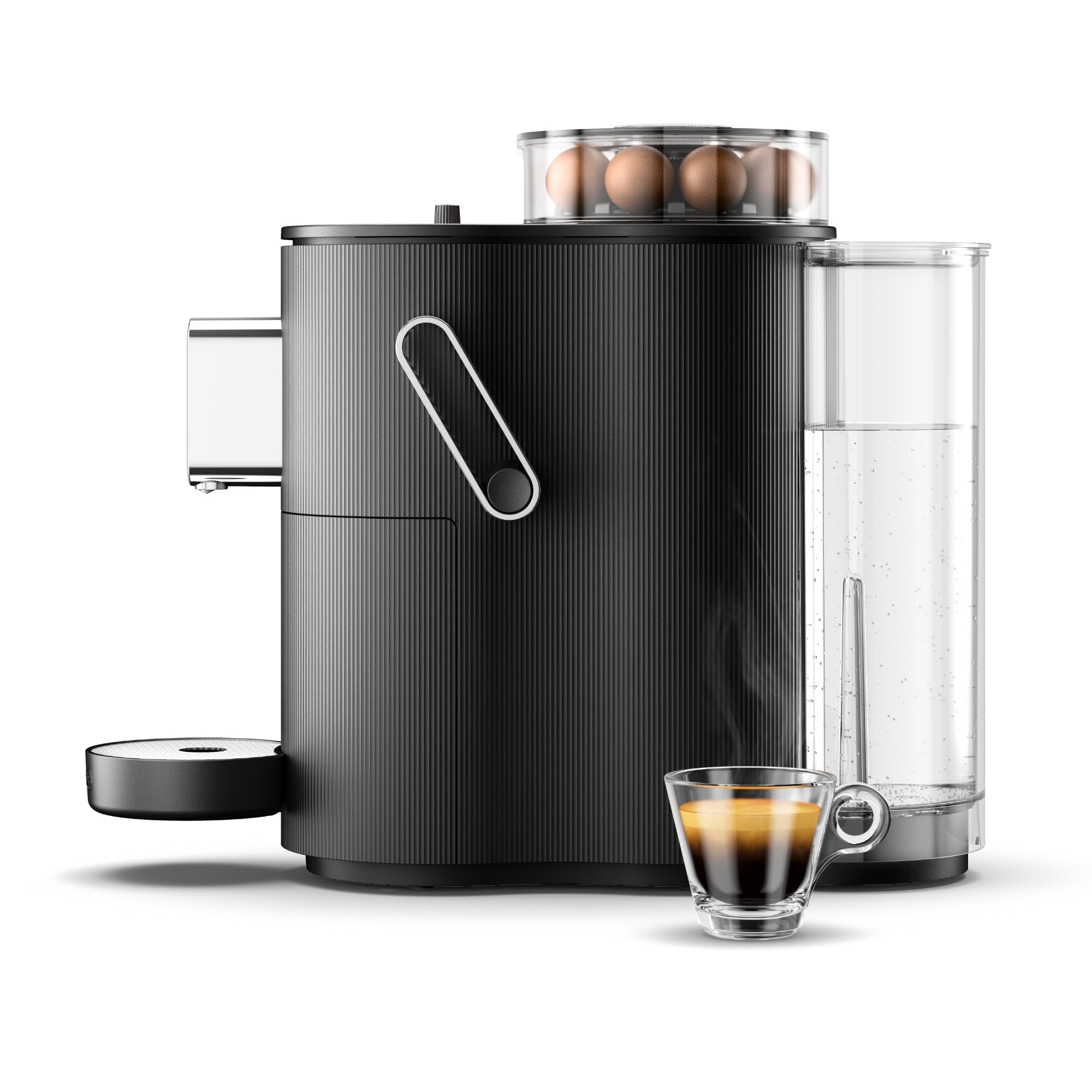 CoffeeB by café royal Globe 1.3L Black - macchina appositamente progettata per l'uso di Coffee Balls [Classe energetica A+]