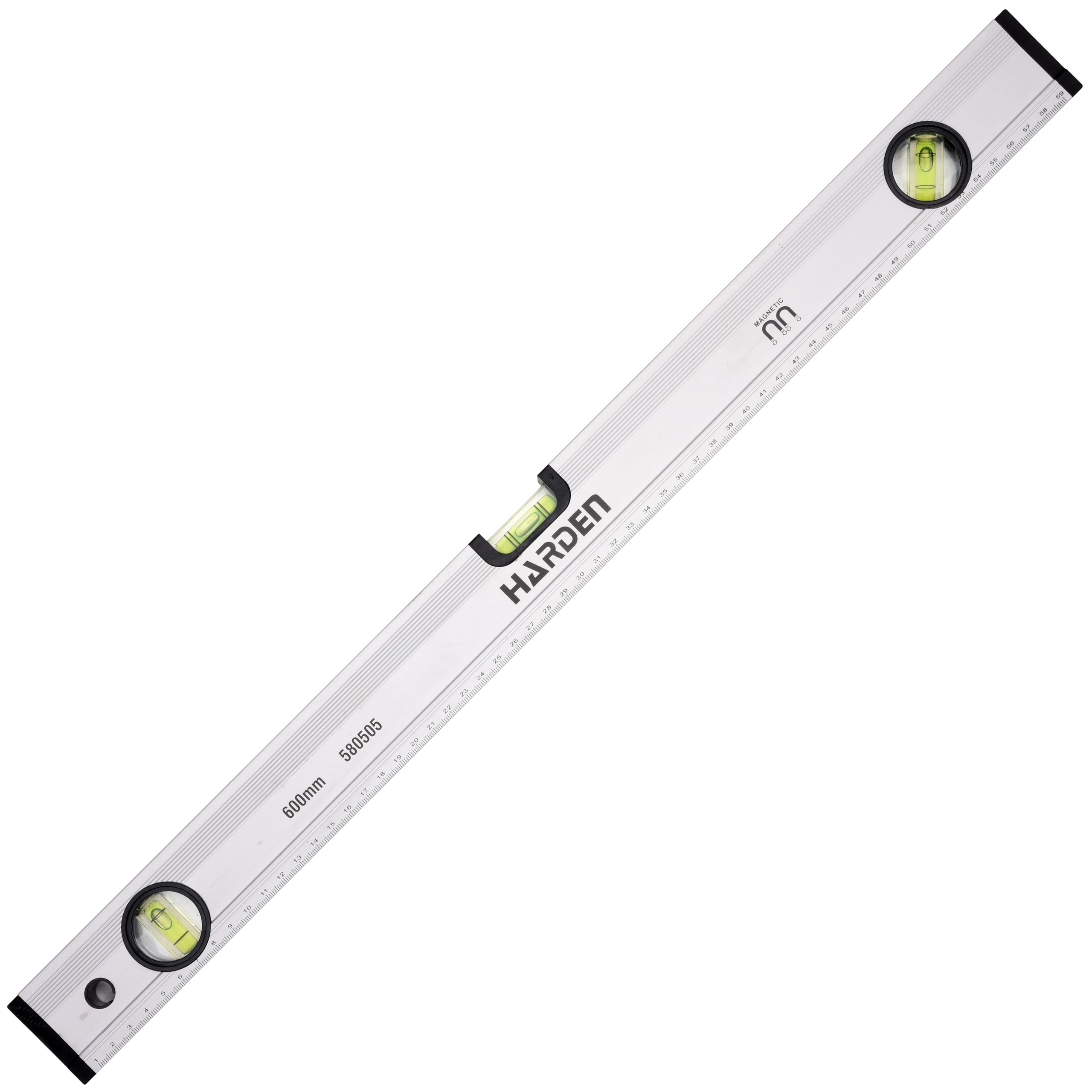 Harden 600mm Three Vials Spirit Level with Bottom Magnetic Design and Aluminium Body - 580505 (B0DC5HCYM6) Amazon Price History, Amazon Price Tracker