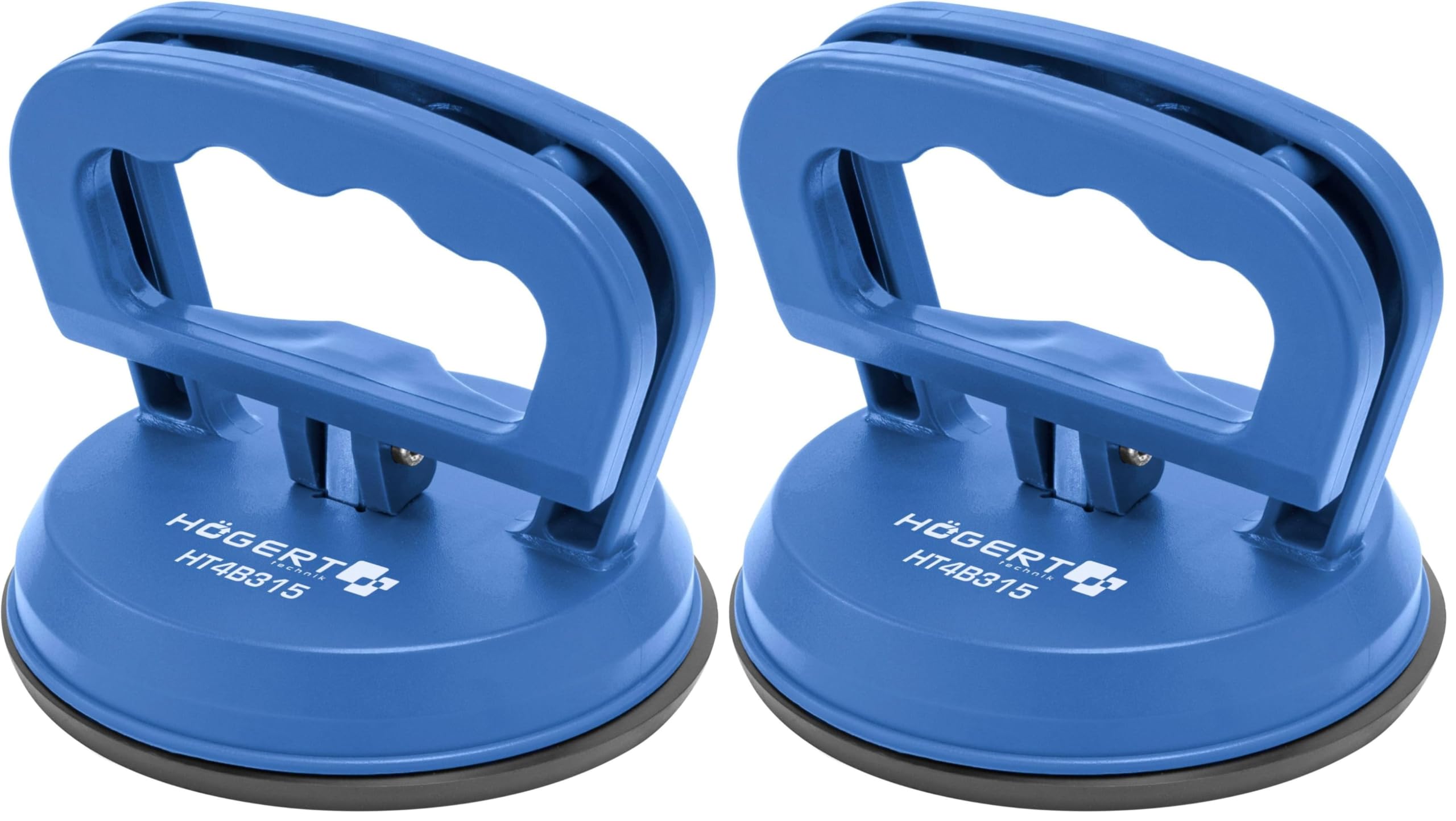 Högert Technik - Heavy Duty Saugheber - Saugnapf 40 kg 2x120mm - extra-starke Saug-Näpfe, Einzelsaugnapf wird beim Transport von Fensterglas, glatten Gegenständen und Keramikfliesen eingesetz