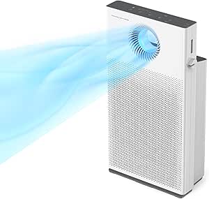 COWAY AIRMEGA JET Luftreiniger bis zu 104 m², MegaJet™ Technologie, Entfernt 99,999% aller Partikel, Viren, Bakterien, Aerosole bis zur Nano-Größe von 0,01 µm*, ECARF Zertifikat