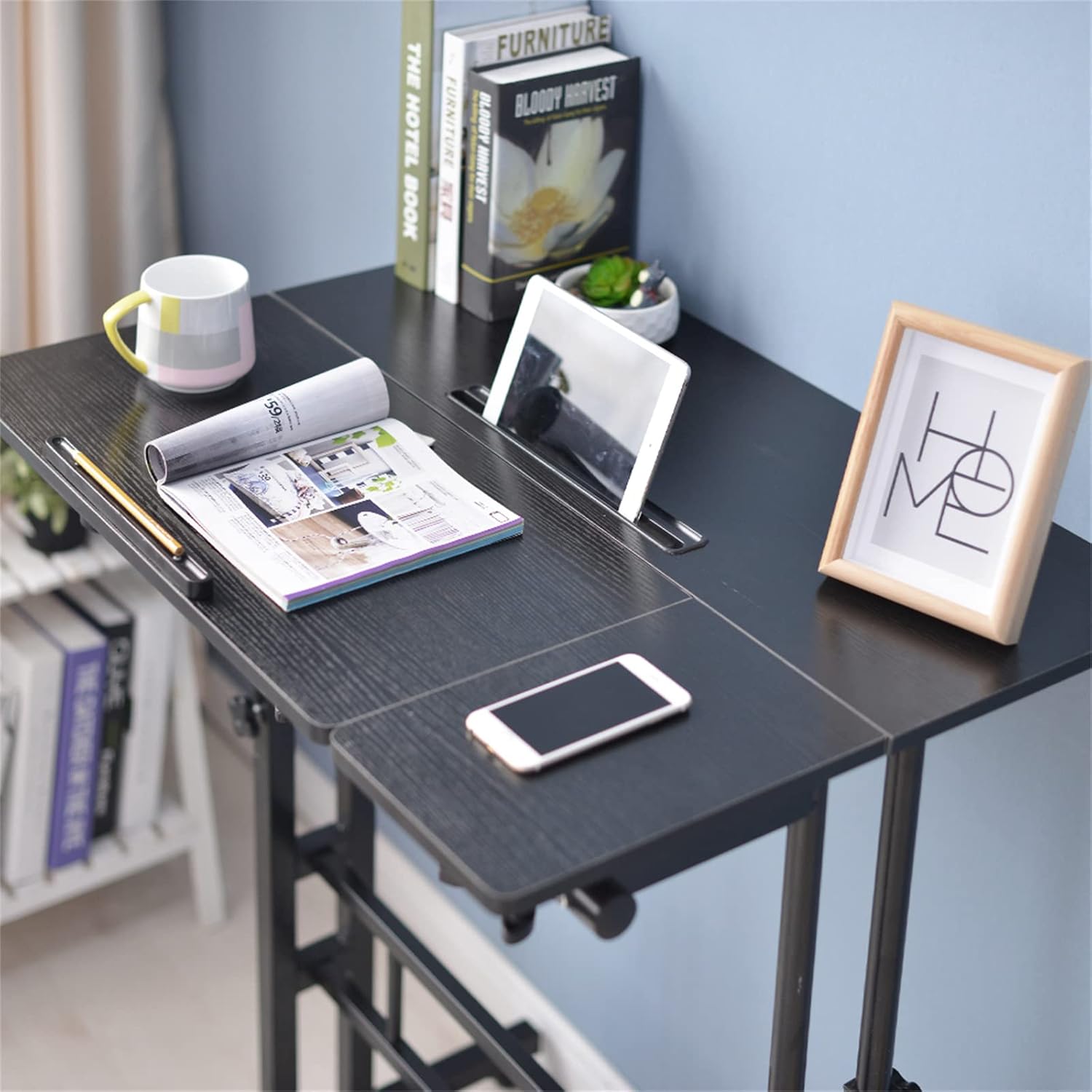 soges US1-101-2BK-CA1 Workstation, Black