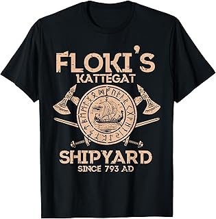 Viking Flokis Kattegat Shipyard Norse Mythology Men Women T-Shirt