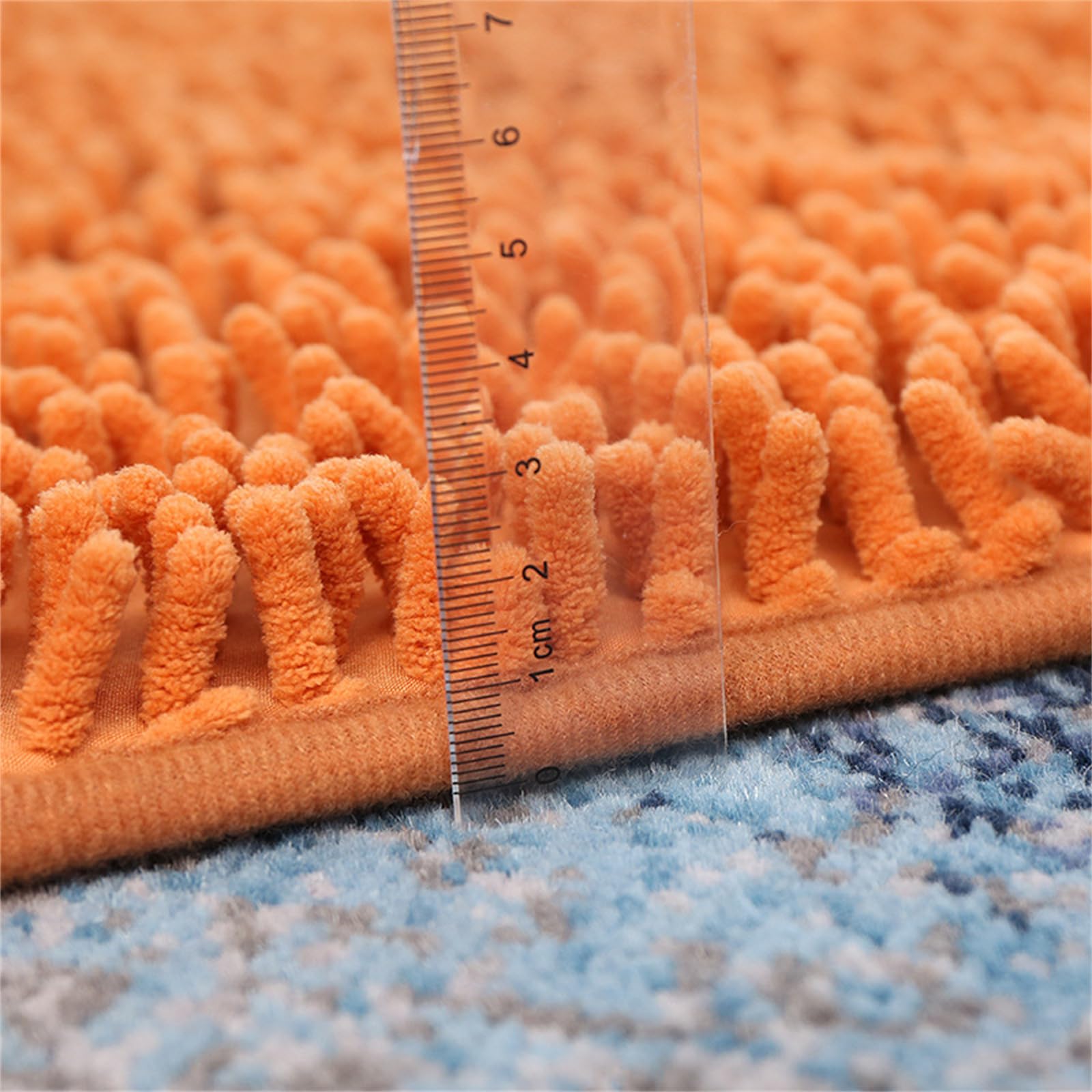 Alfombra de baño de felpilla suave y antideslizante, alfombra de ducha de microfibra de secado rápido (40 x 60 cm, caqui), acogedora alfombra de baño para decoración del hogar, ideal para comodidad y
