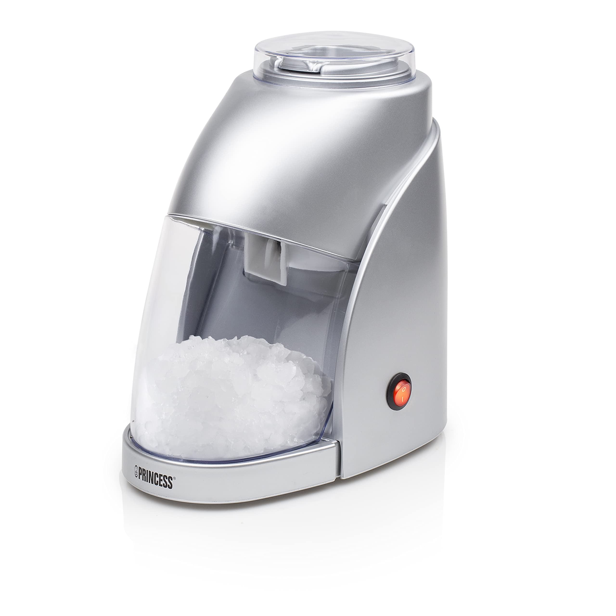 Princess 282984 Tritaghiaccio Elettrico, 55W, 0.6 l, Argento