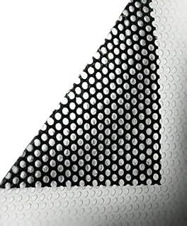 One-Way Perforated Vinyl Privacy Window Film Adhesive Glass Wrap Roll (0.5ft x 54 Inches)