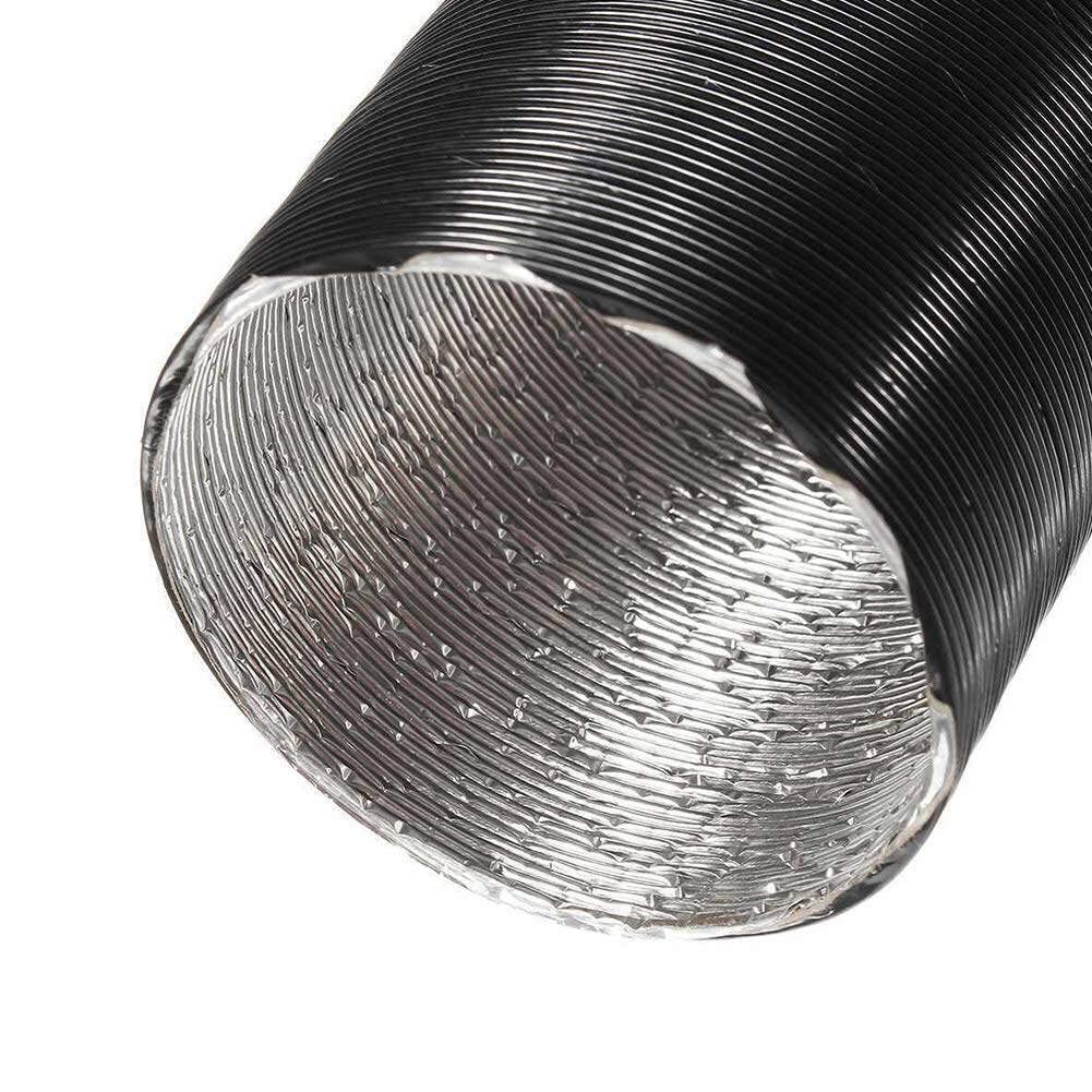 URFEDA ID 60 mm przewód grzewczy, akcesoria do ogrzewania postojowego, folia aluminiowa, wąż do wlotu powietrza, wąż odpowietrzający do samochodu, ogrzewanie rurowe, rura wylotowa ciepłego powietrza