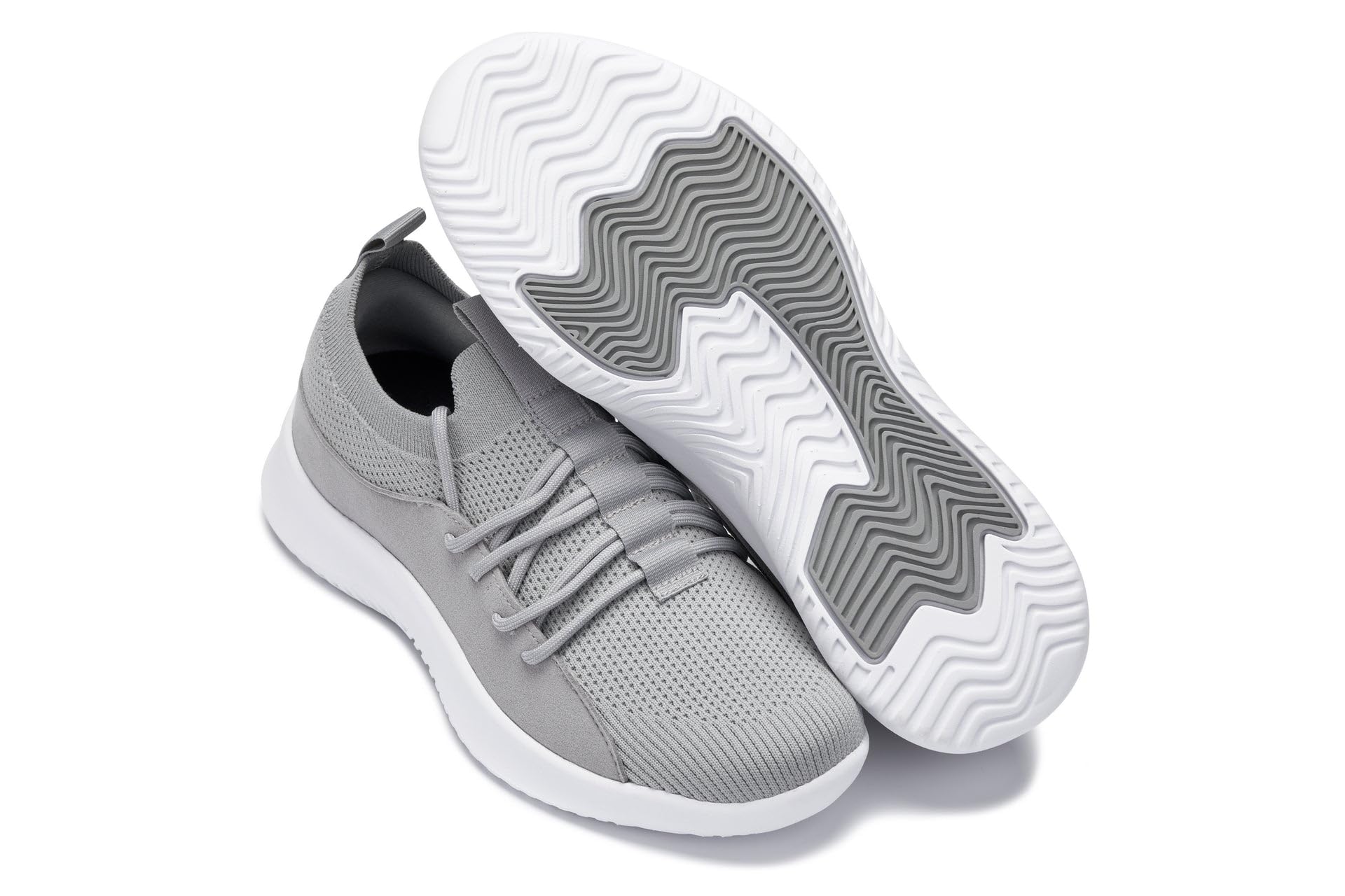 CALTO Zapatos de elevación invisibles para hombre con aumento de altura - Zapatillas deportivas ultraligeras - 2.4 pulgadas más altas