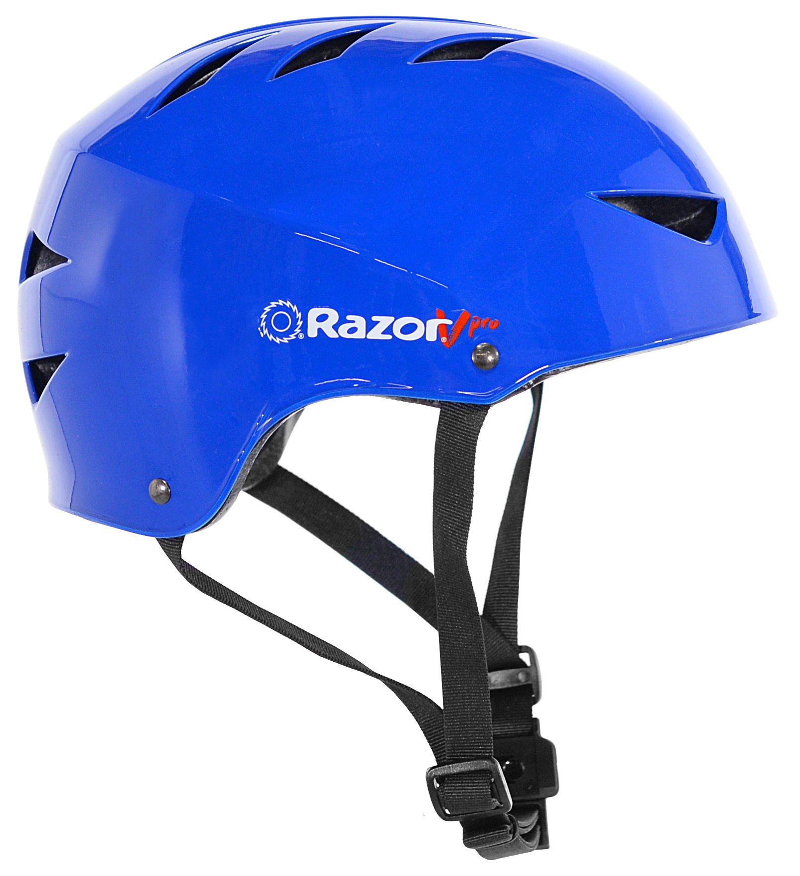 Razor VPro Multi-Sport Youth Helmet with No-Pinch Magnetic Buckle, Blue