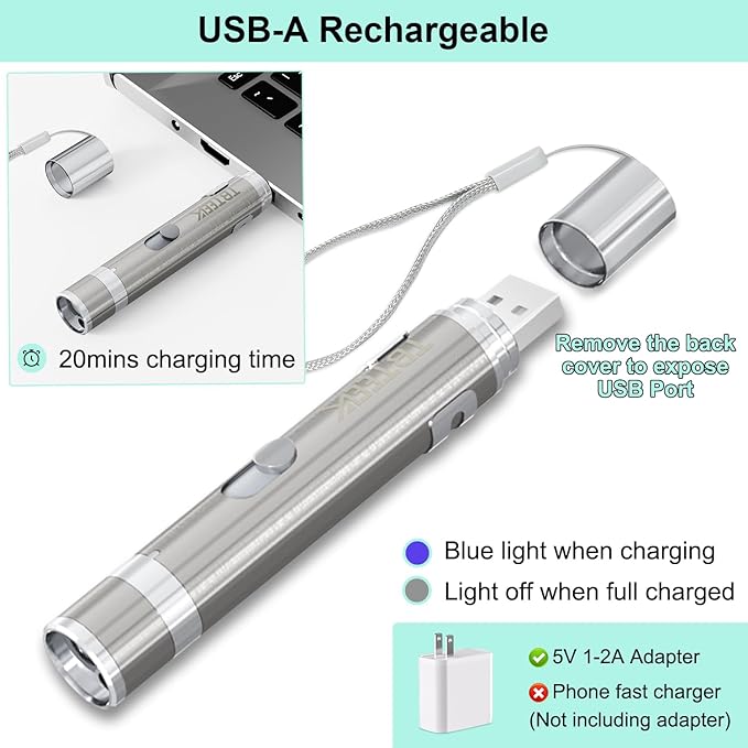 Juguete interactivo recargable TBTeek para gato miniatura 5