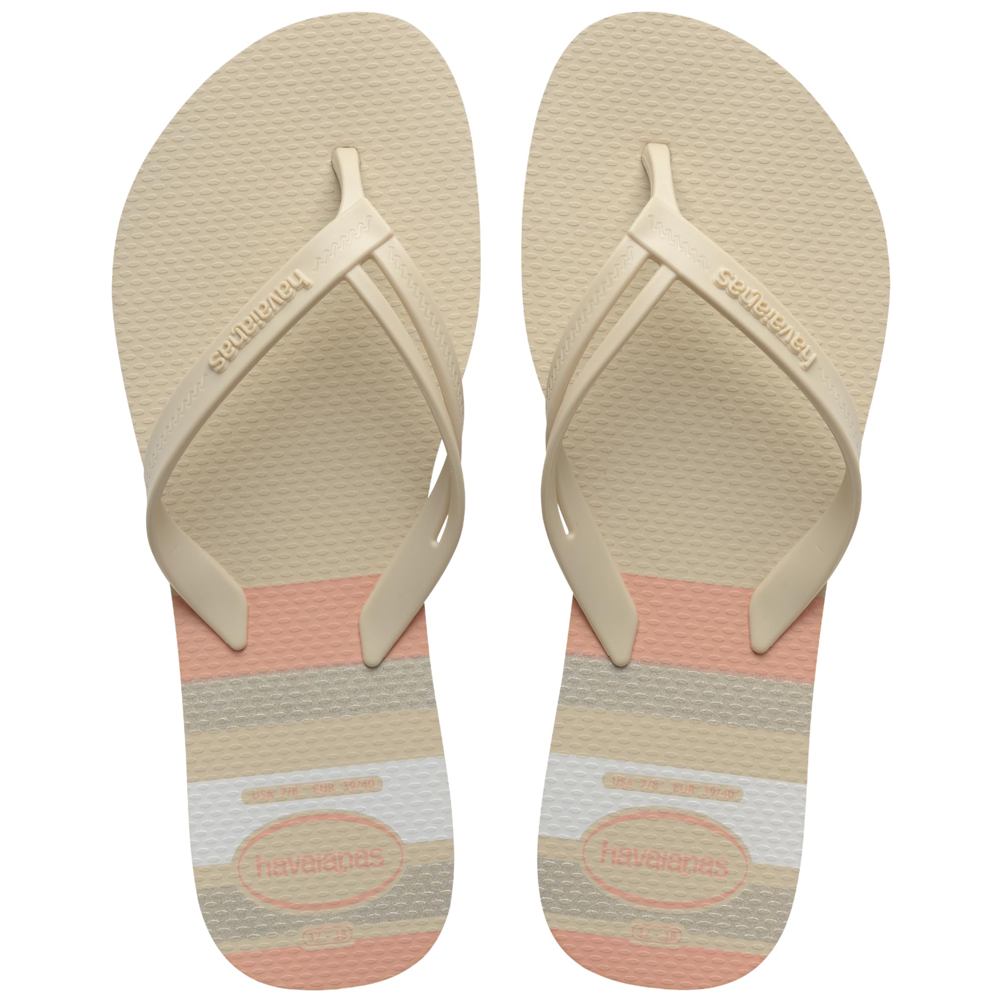 Havaianas - Elegance Print, Stylische, Robuste und Bequeme Badelatschen für Frauen mit Stylischen Riemen und Rutschfesten Sohlen