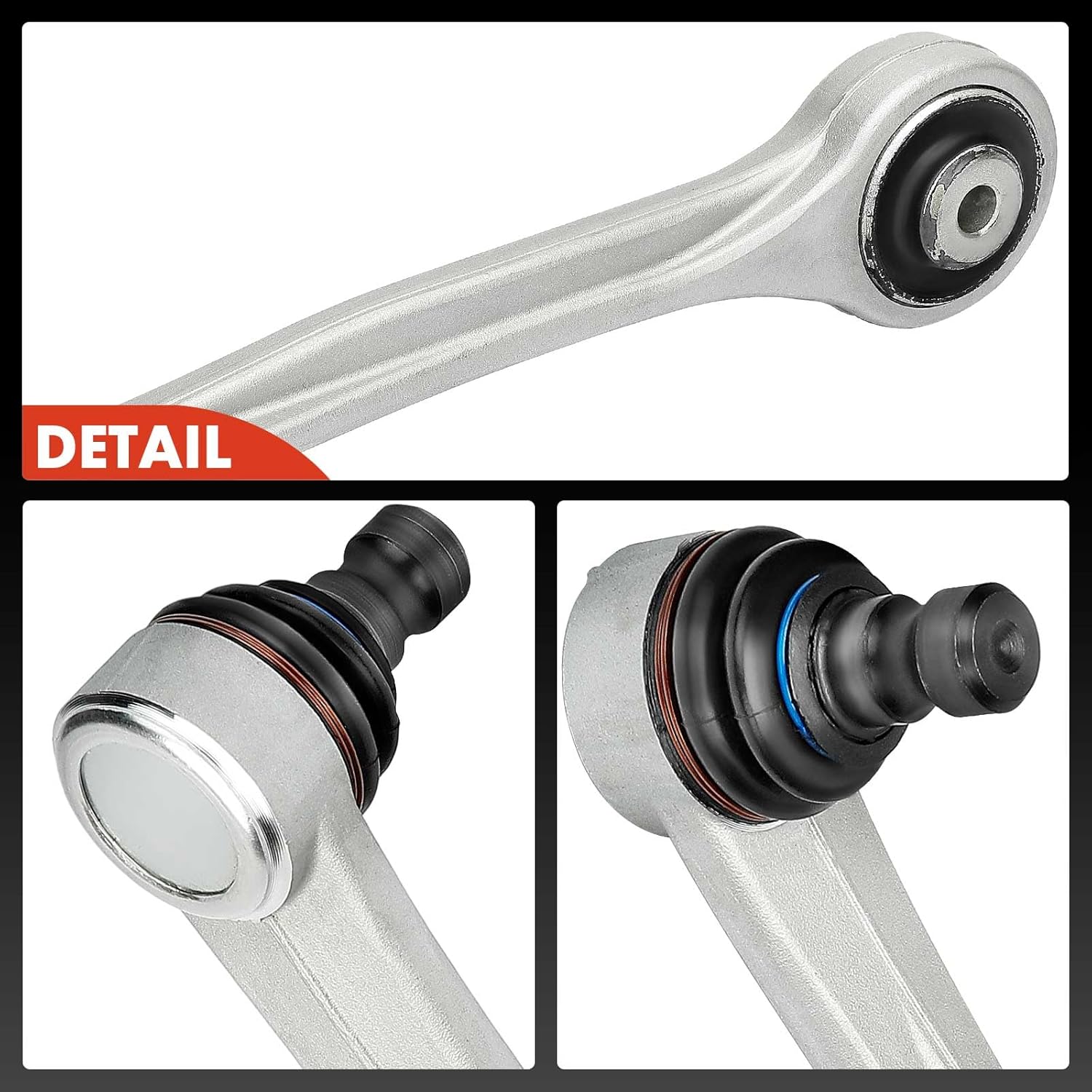 A-Premium Front Right Forward Upper Control Arm with Ball Joint, Compatible with Audi & Porsche -2009-2019 - A4 allroad, Q5, A5, A5 Quattro, A6, A6 Quattro, A7 Quattro, allroad, RS7, S5, S6, S7, Macan