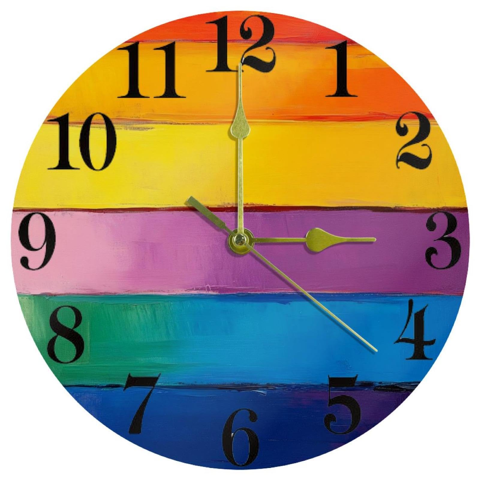 Horloge murale silencieuse sans tic-tac à pile pour chambre enfant