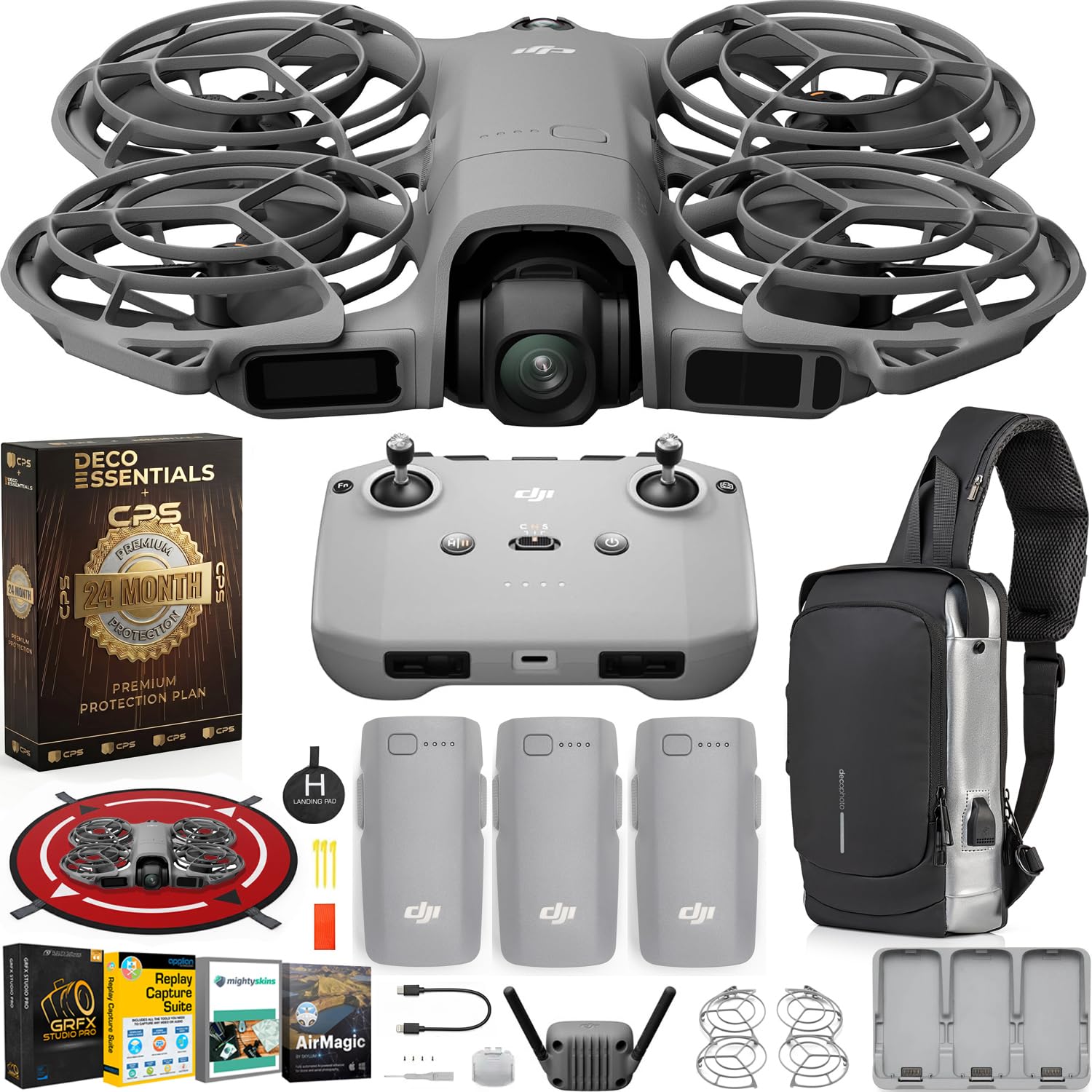 NUONUONUO STUDIO☆２点セット Amazon.com: DJI Neo 2 Drone Fly More Combo 4K Camera Bundle with