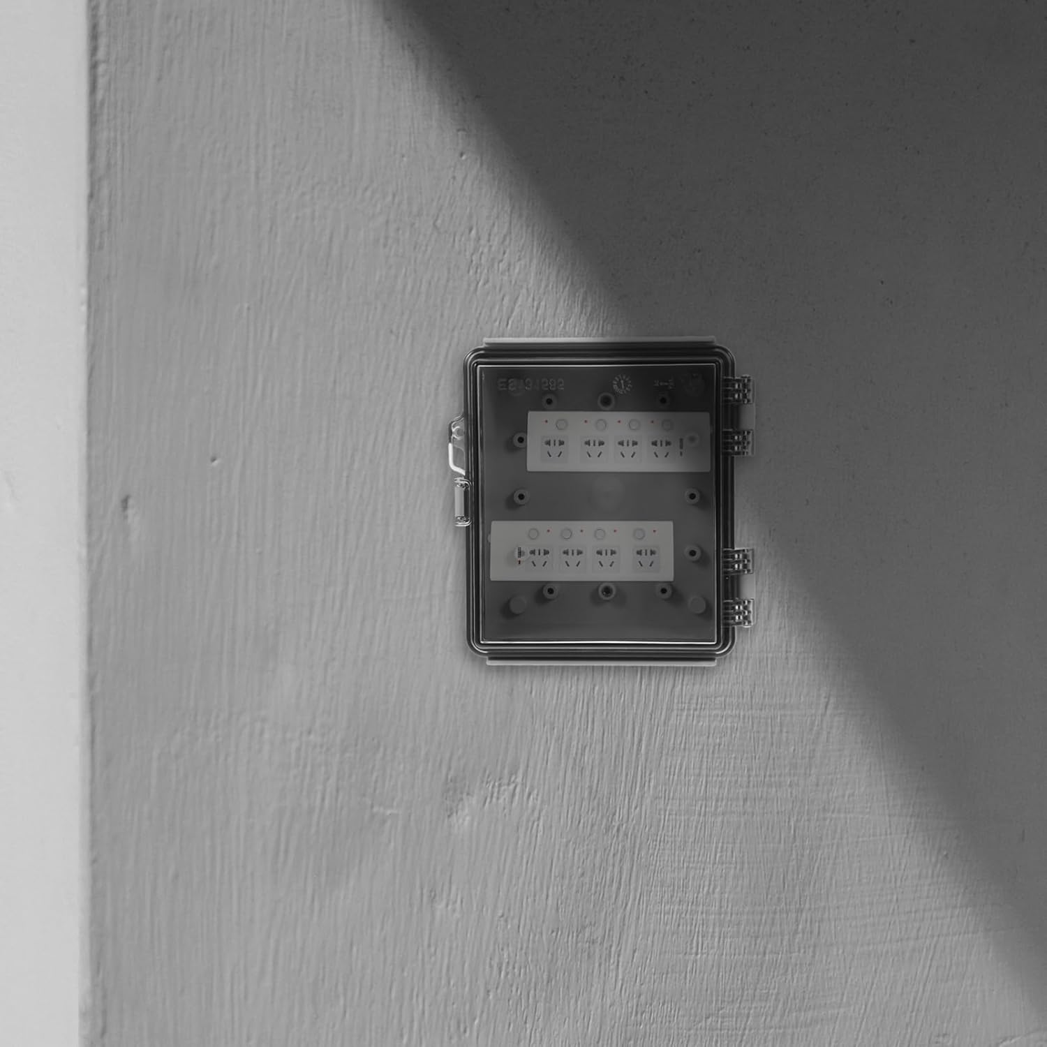 Lid Junction Box Abs Electrical Enclosure for Outdoor Use for Extension Cords Weatherproof Outlet