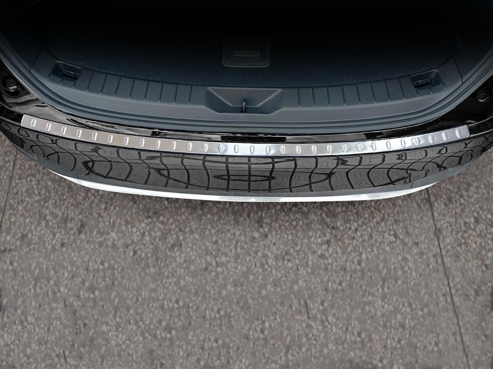 Rear Bumper Protector Guard for Mazda CX-90 CX-70 2024 2025 CX70 CX90, Stainless Steels Chrome Accesories Cover Trunk Door Sill Protection Suitcase Luggage