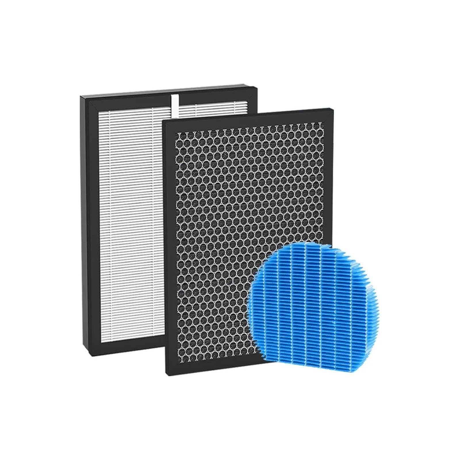 Filtro Purificador De Aire FZ-A41HFR FZ-A41DFR FZ-A61MFR, For KC-A41R | Compatible con Sharp KC-A41R-W KC-A41R-B KC-A40EU KC-A40EUW KC-A40EUB, alta eficiencia(1 SET and Humidifier)