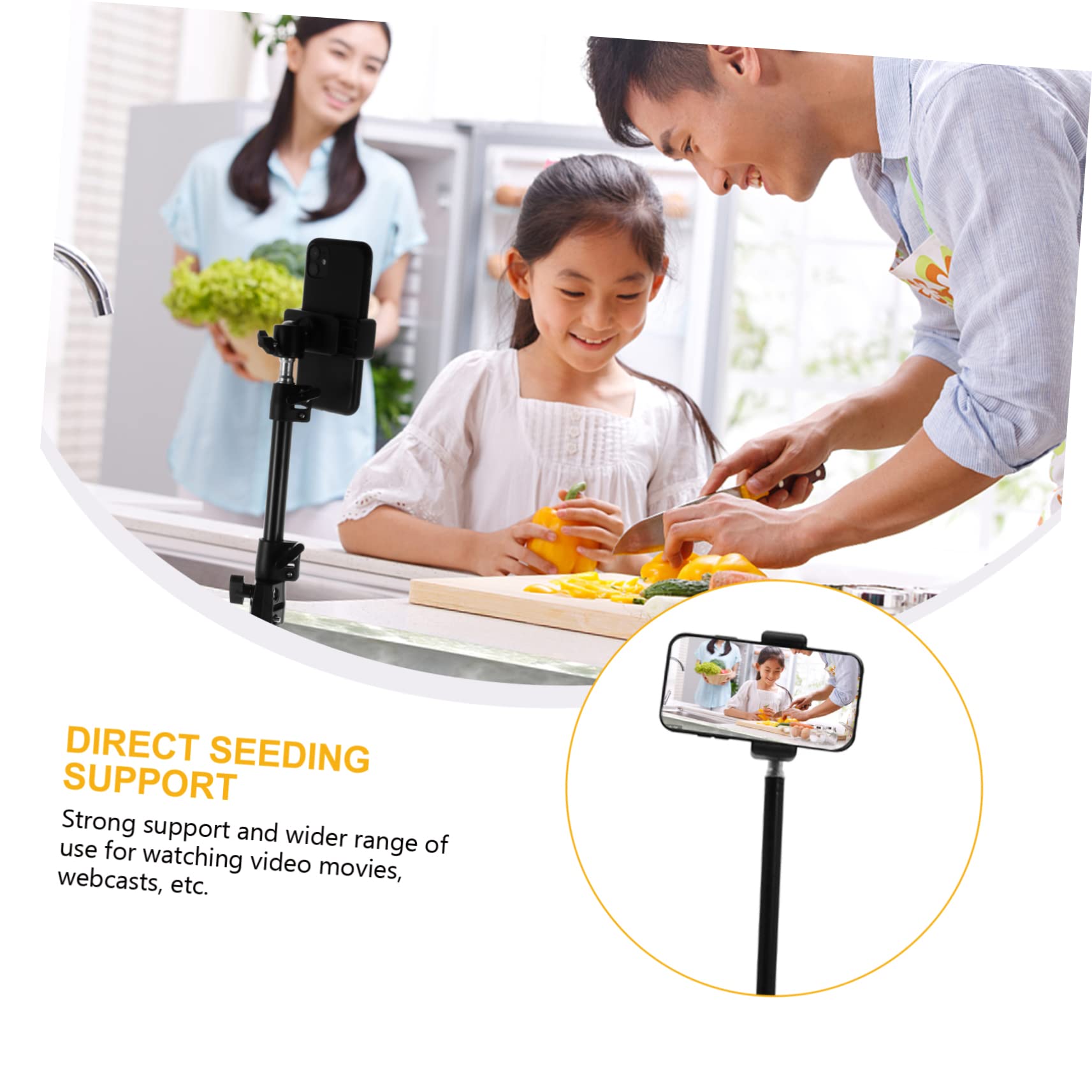 STOBOK 1set Supporto Per Smartphone Per Livestreaming Treppiede Portatile Per Videochiamate e Fotografia Professionale