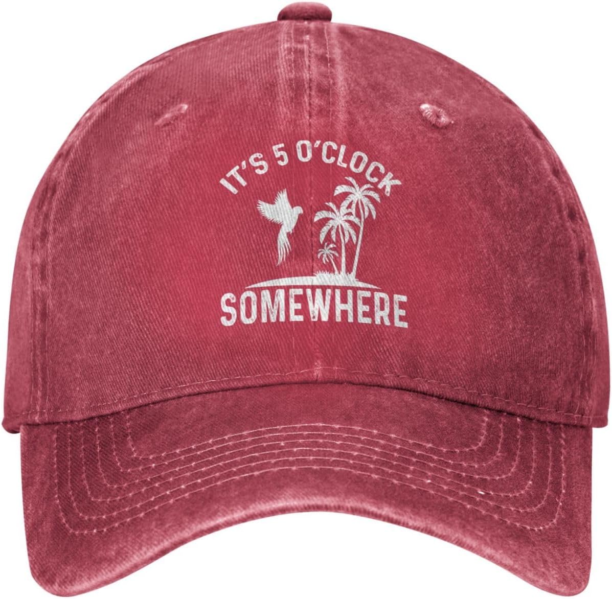 Philysonic 5 Oclock Somewhere Hat It is 5 Oclock Somewhere Hat Women Baseball Hat Cool Hats